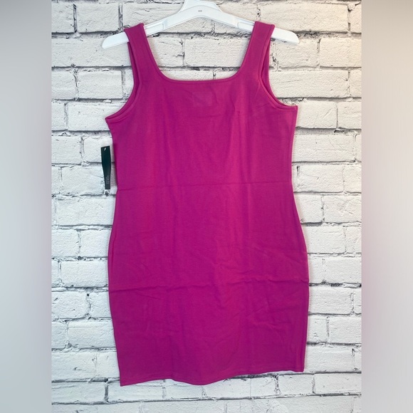 Wild Fable Pink Fuchsia Bodycon Tank Top Dress size XL - Picture 4 of 6